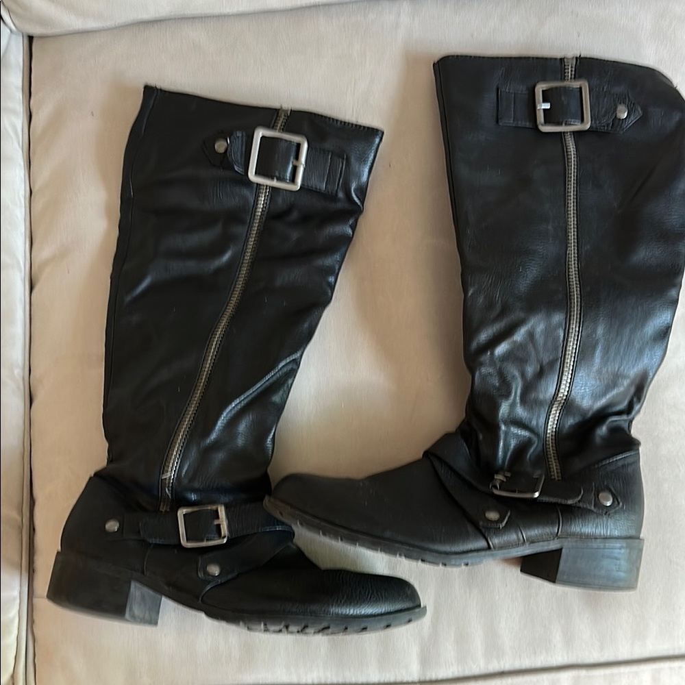Black Knee-High Boots women’s size 9M